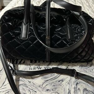MZ Wallace Quilted Black Shoulder Bag